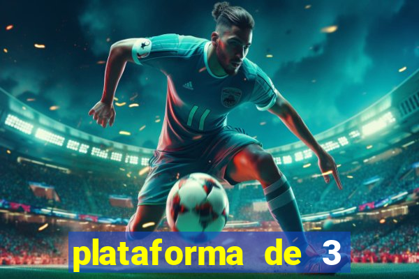 plataforma de 3 reais jogo